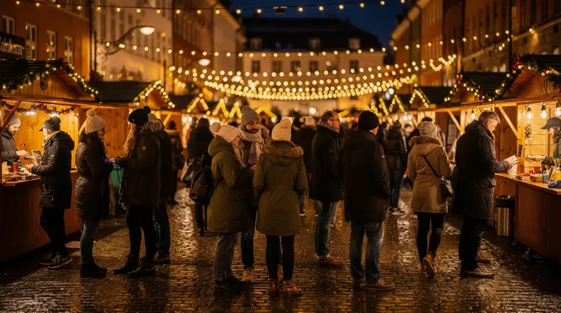 Copenhagen Christmas markets at night — what to visit and what to skip — The Christmas markets in Copenhagen at night — Tivoli, Nyhavn, Højbro Plads, and
