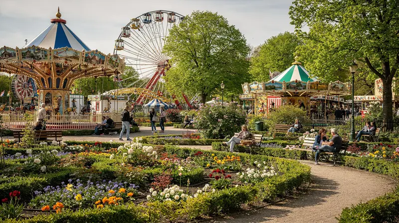 Family & theme parks — Tivoli Gardens, LEGOLAND Billund, Den Blå Planet aquarium, the Little Mermaid an