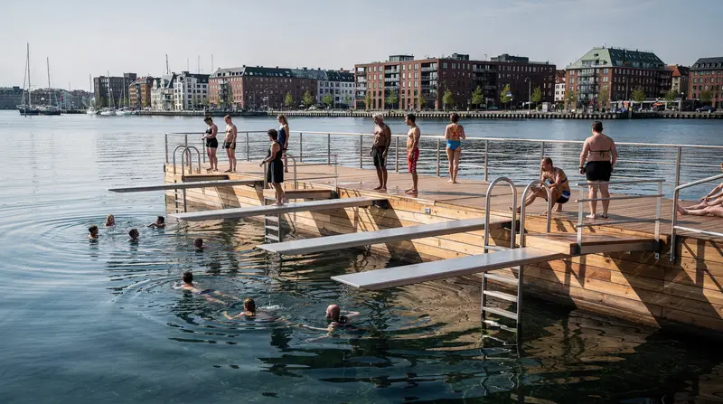 Banhos do Porto de Copenhaga: Islands Brygge, Sandkaj e Fisketorvet — Tudo sobre a natação nos banhos do porto de Copenhaga — Islands Brygge, Sandkaj 